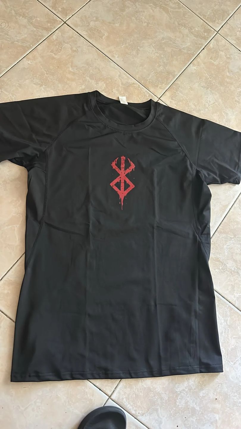 Customer photo review of Berserk Compression T-Shirts