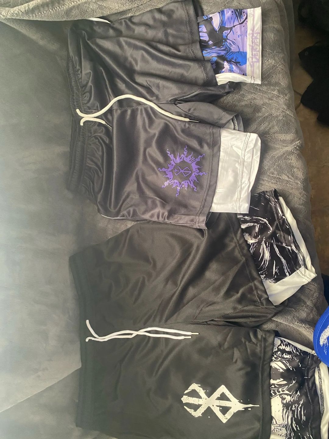 Customer photo review of Berserk Gym Shorts v1
