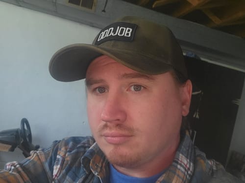 Customer photo review of Big Green Trucker Hat