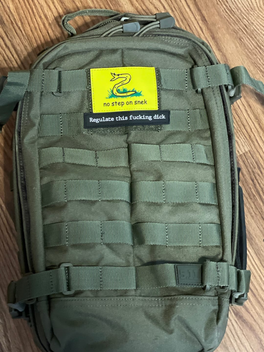 Customer photo review of No Step On Snek Morale Patch