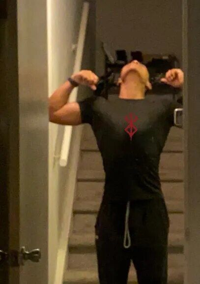 Customer photo review of Berserk Compression T-Shirts