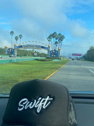 Customer photo review of Swift Embroidered Foam Trucker Hat