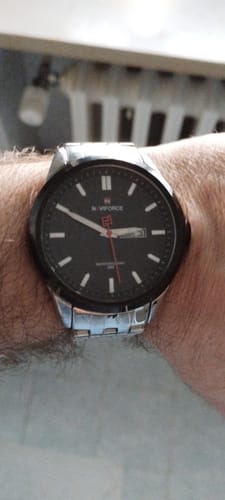 Customer photo review of Naviforce Alpha® orologio uomo in acciaio