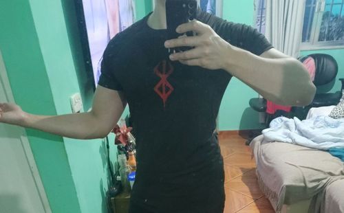 Customer photo review of Berserk Compression T-Shirts