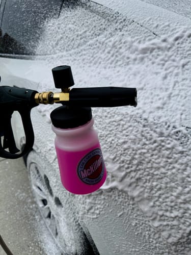 Customer photo review of Wide Mouth Foam Cannon