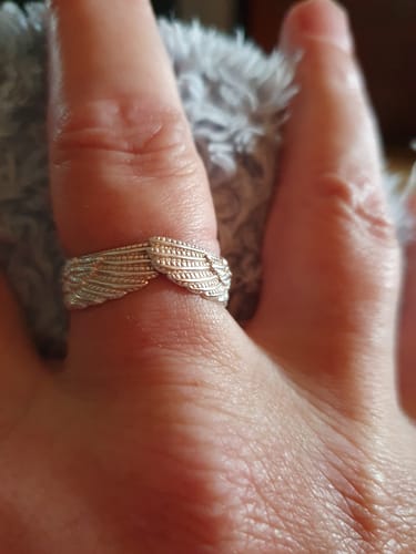 Customer photo review of Guardian Angel Ring