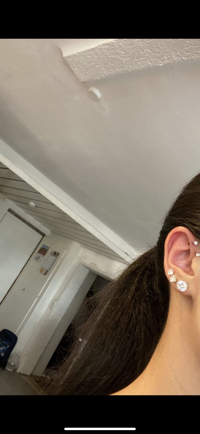 Customer photo review of Britney Piercing | Titan
