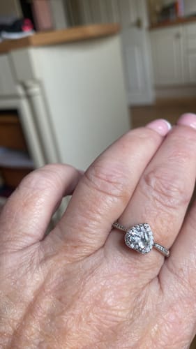 Customer photo review of Forever In My Heart Urn Ring