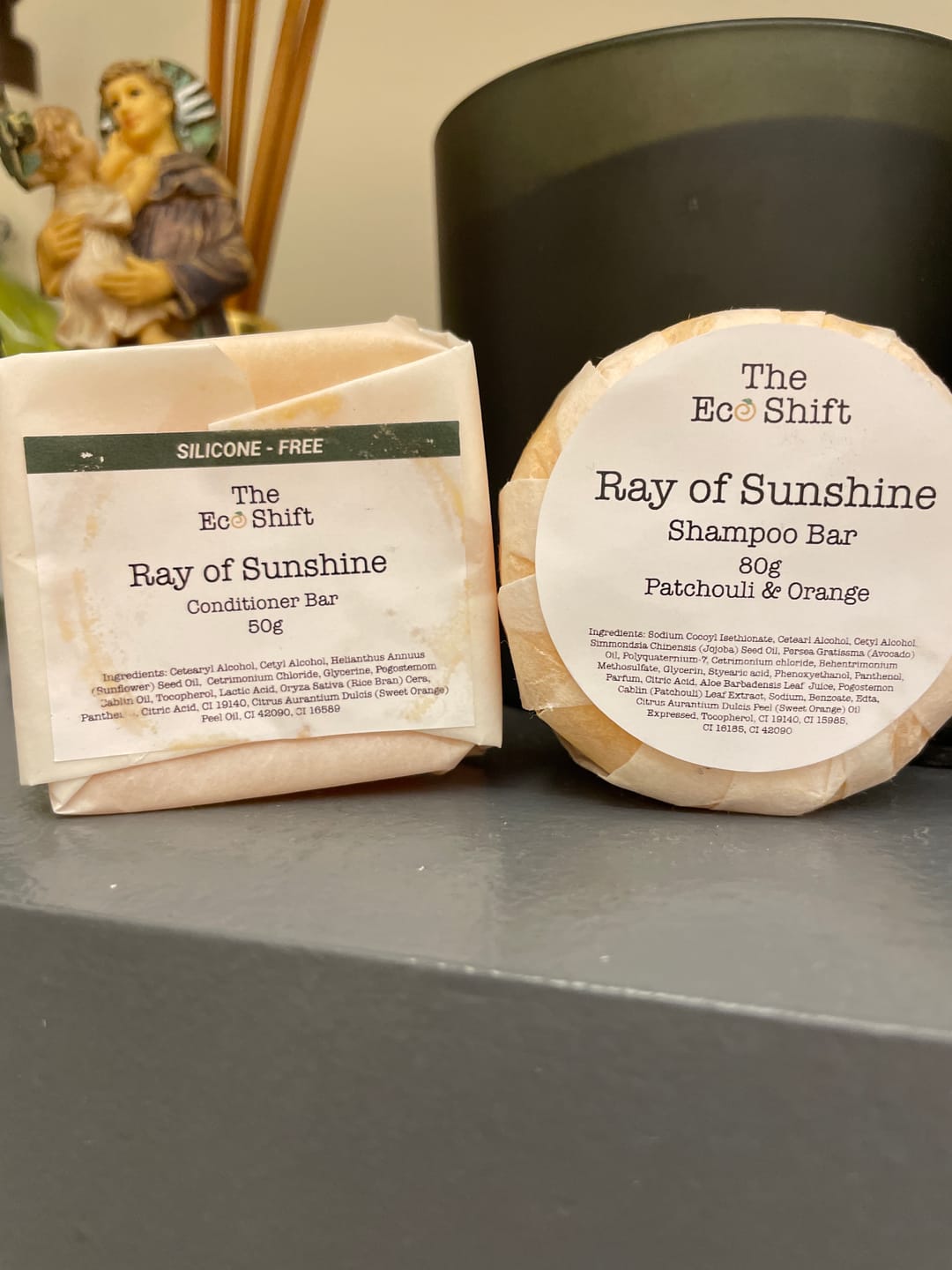 Customer photo review of Anti Hair Fall Shampoo Bar Ray of Sunshine