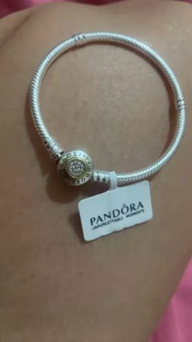 Customer photo review of PULSERA SPARKLING CROWN PANDORA S 925