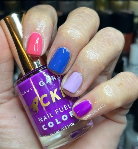 Customer photo review of Rocket Nail Fuel Color - Hot Topic