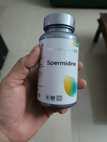 Customer photo review of 98% Spermidine Supplement 10mg 100x More Potent (60 Tablets)