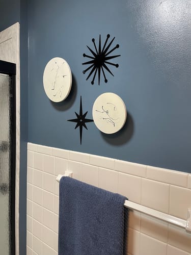 Customer photo review of The Sparkle - Mid-century Modern 8 Point Starburst