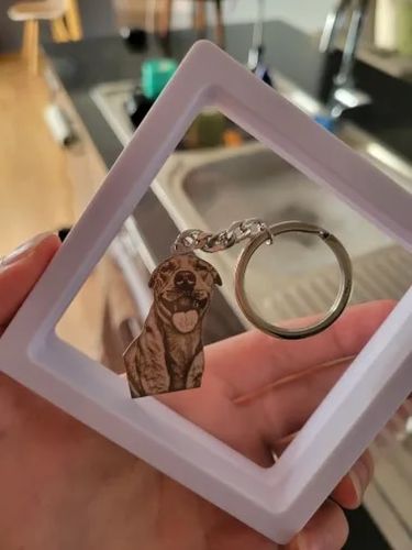 Customer photo review of Purrfect - Personalisierter Schlüsselanhänger