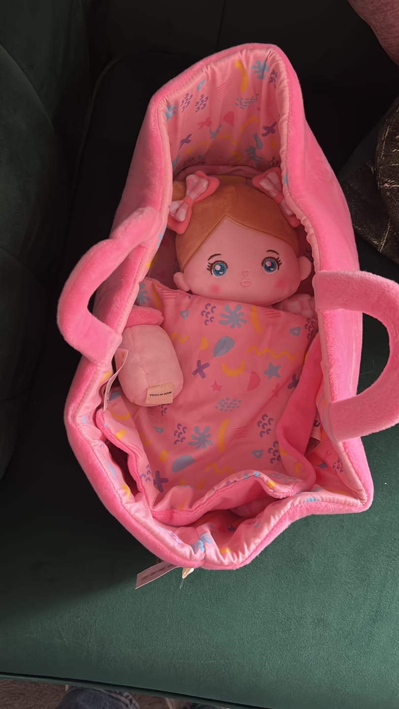 Customer photo review of Personalized 10 Inch Plush Doll