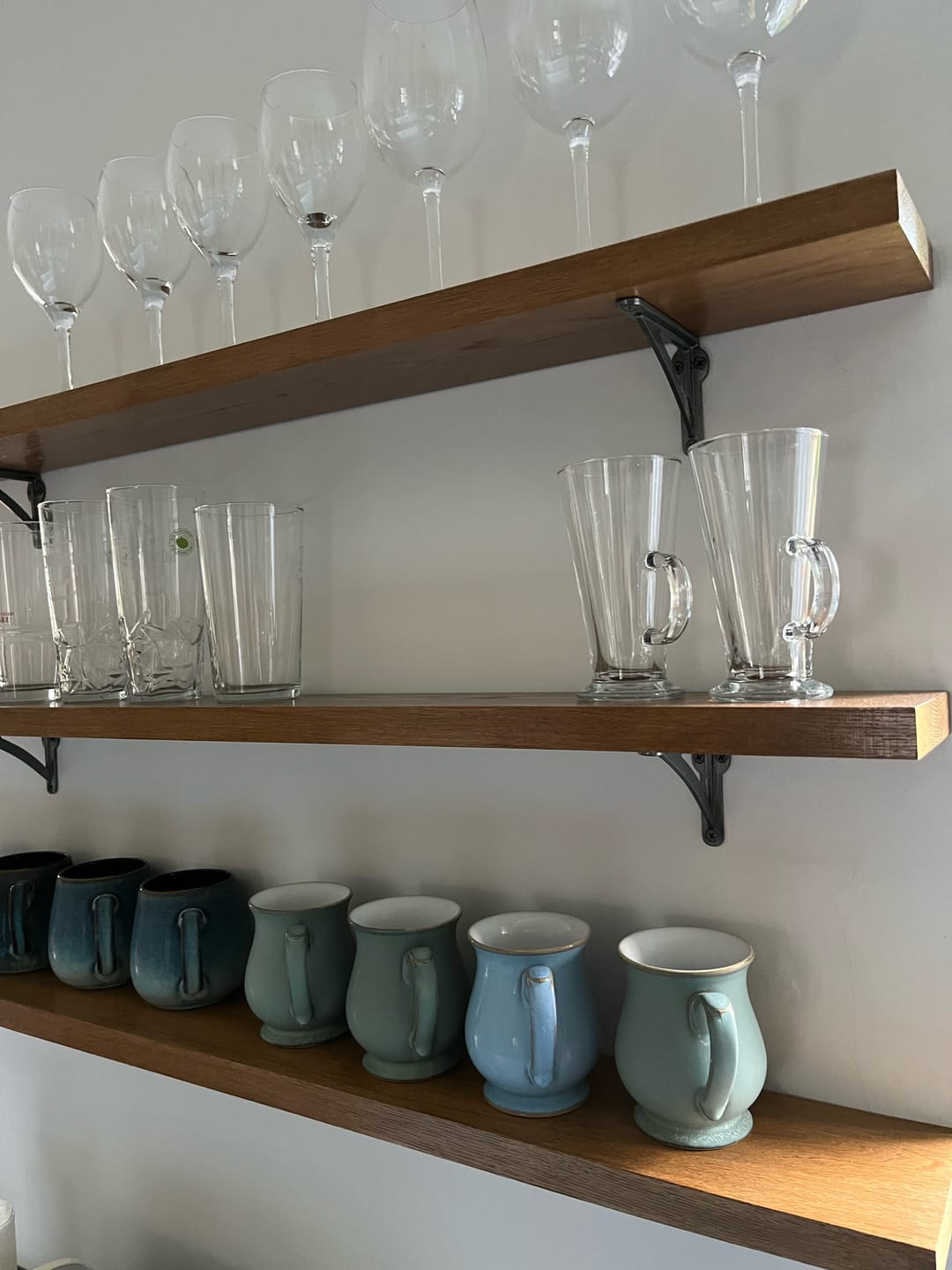 Customer photo review of 4.5 Inch Ironbridge Cast Iron Shelf Bracket