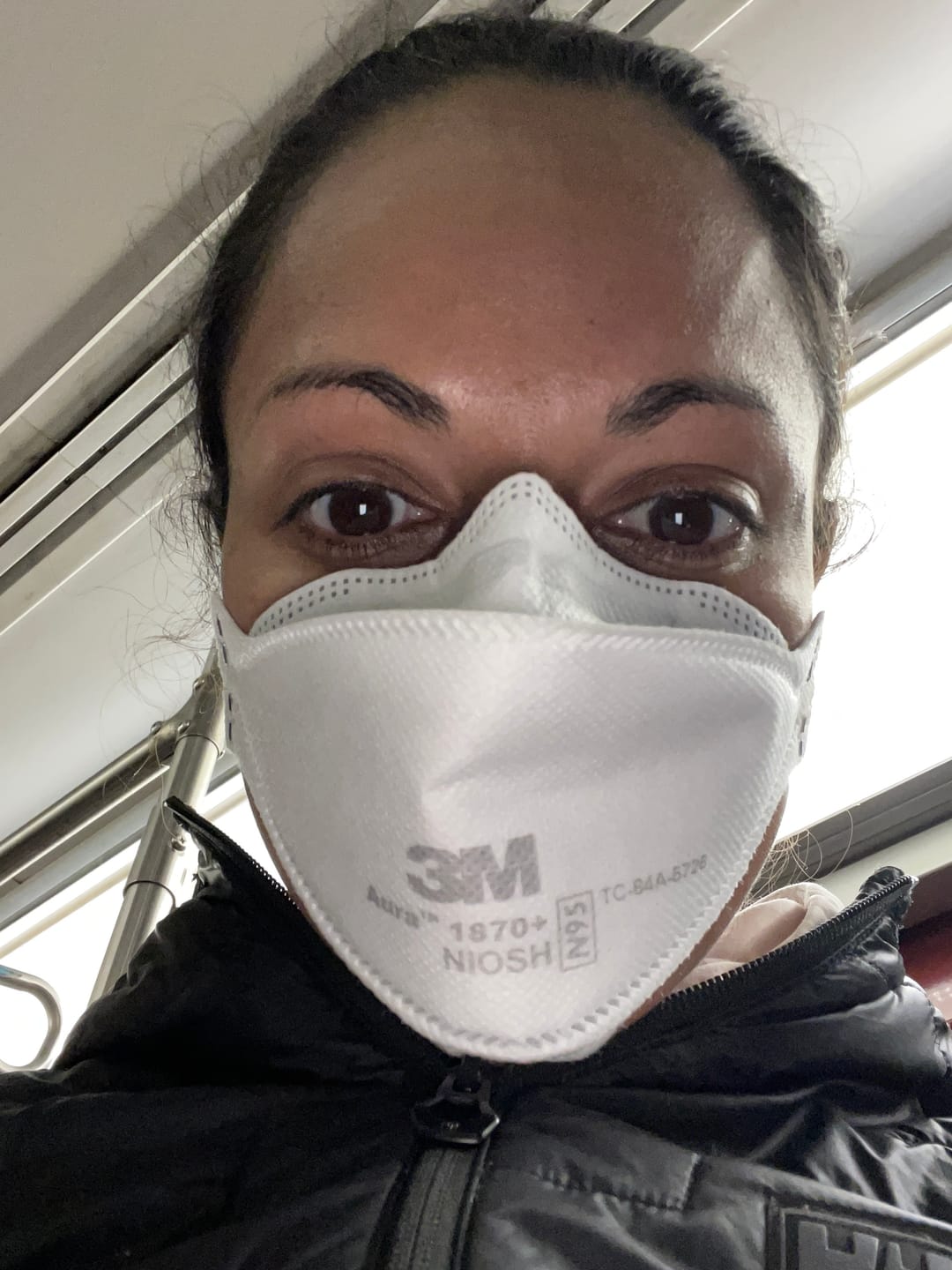 Customer photo review of 3M N95 Aura™ Respirator and Surgical Mask 1870+ Made in USA (NIOSH)