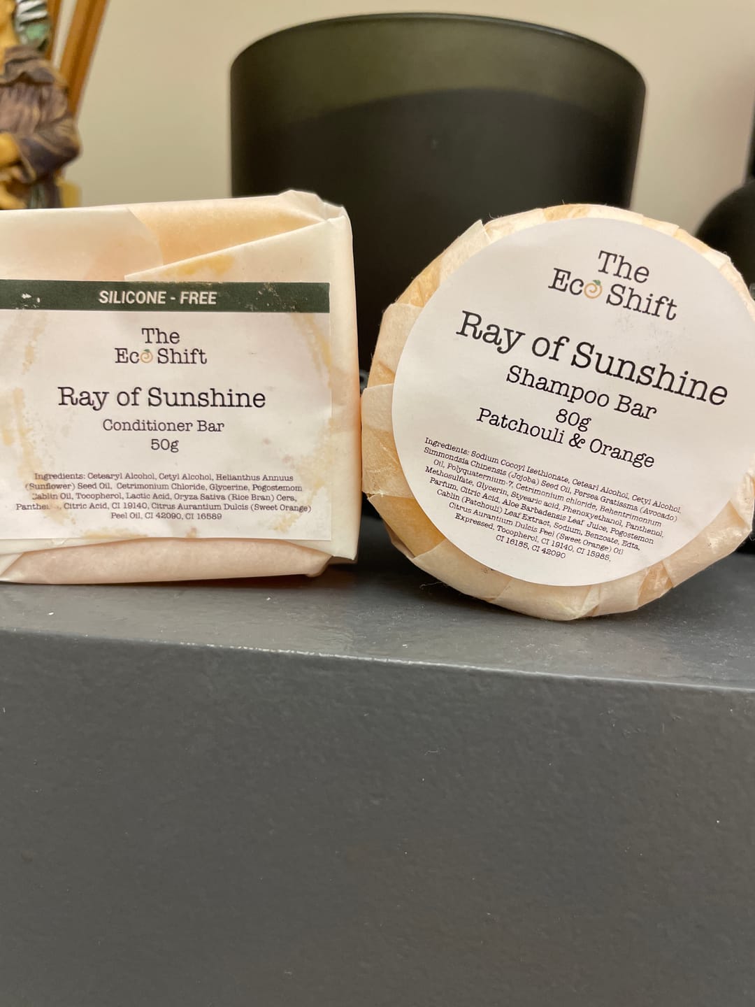 Customer photo review of Volumizing Silicone Free Conditioner Bar Ray of Sunshine