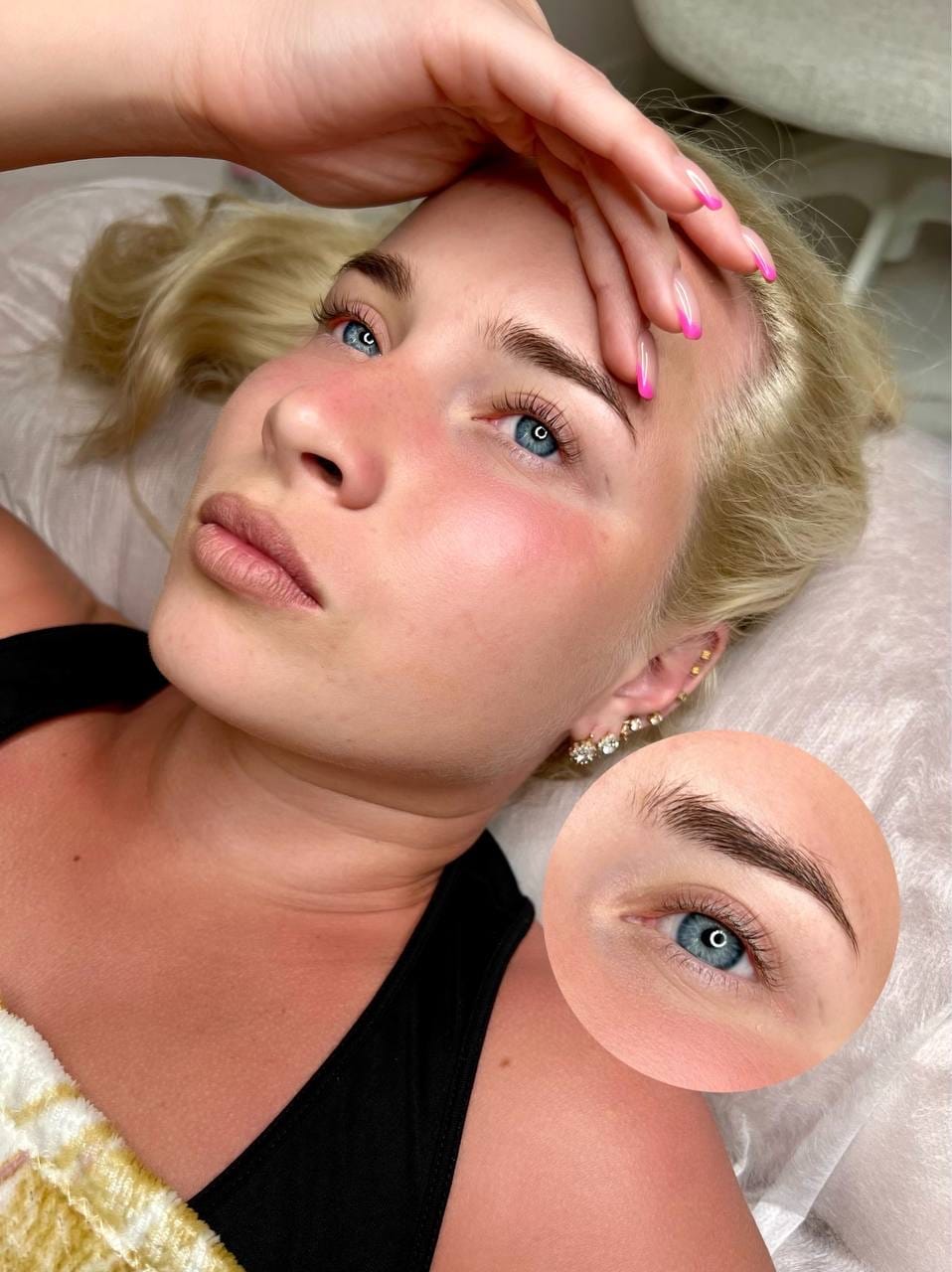 Customer photo review of LASH & BROW LIFT KIT
