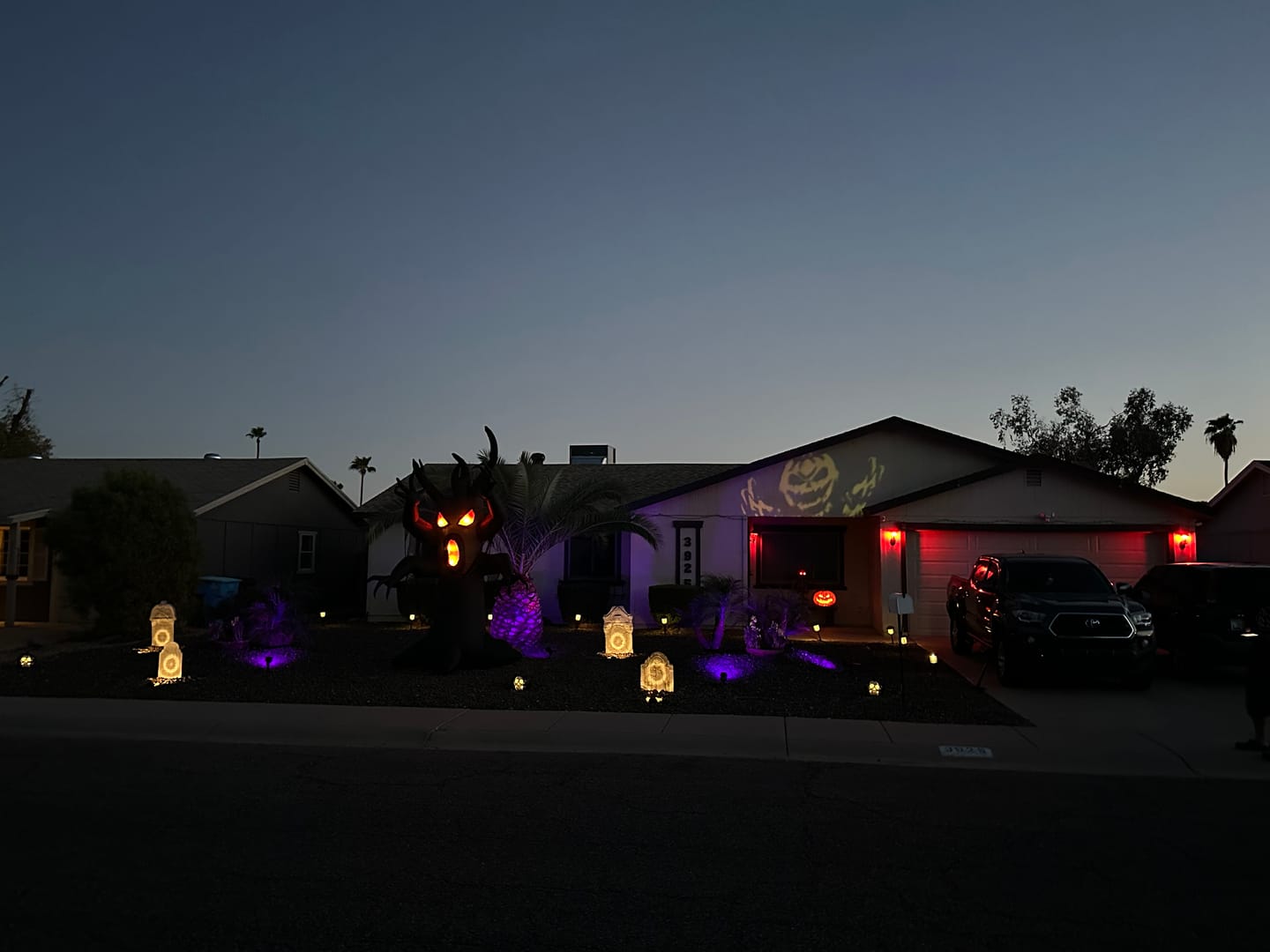Customer photo review of TSUN 4/7 LEDs Outdoor Solar Spot Lights