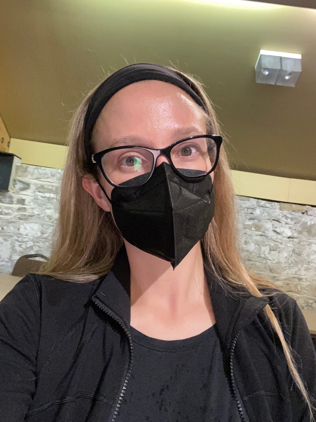 Customer photo review of KN95 Respirator Face Mask Individually Sealed (Cone Shape)