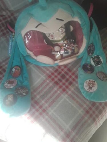 Customer photo review of Kawaii Anime Hatsune Miku Backpack