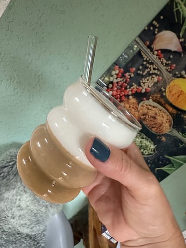 Customer photo review of WAVE GLASS | MYKONOS