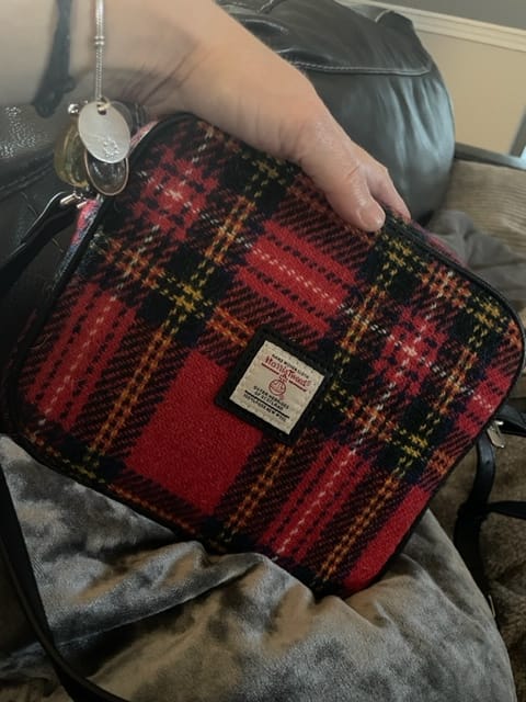 Customer photo review of Harris Tweed Mini Shoulder Bag