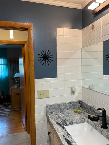 Customer photo review of The Sparkle - Mid-century Modern 8 Point Starburst