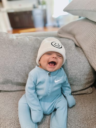 Customer photo review of Smiley Hat/Beanie
