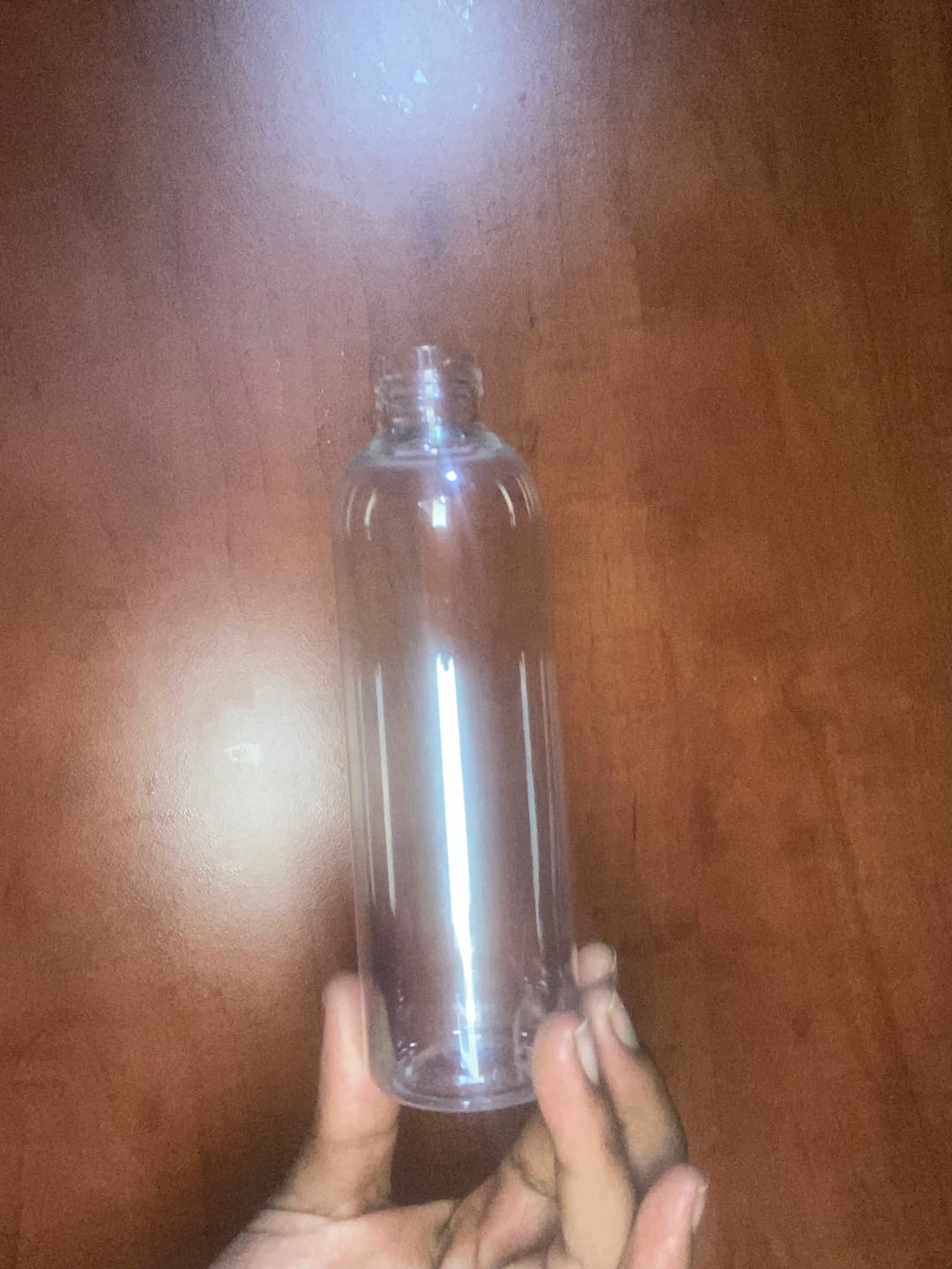 Customer photo review of 200 ml PET Boston Tall Bottle (24 mm neck) - No Closure - Clear