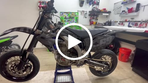 Customer video review of Custom Seat Cover: 05-'08 CRF450R