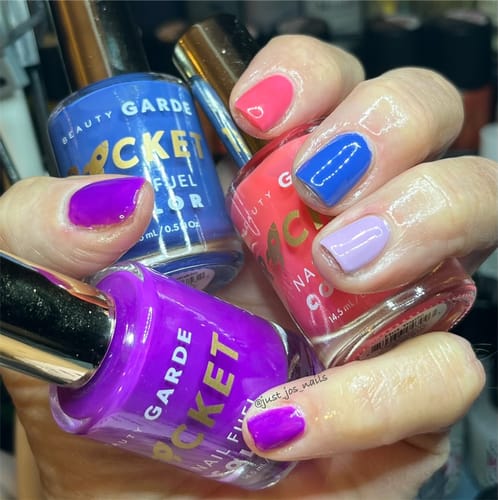 Customer photo review of Rocket Nail Fuel Color - Purplewinkle