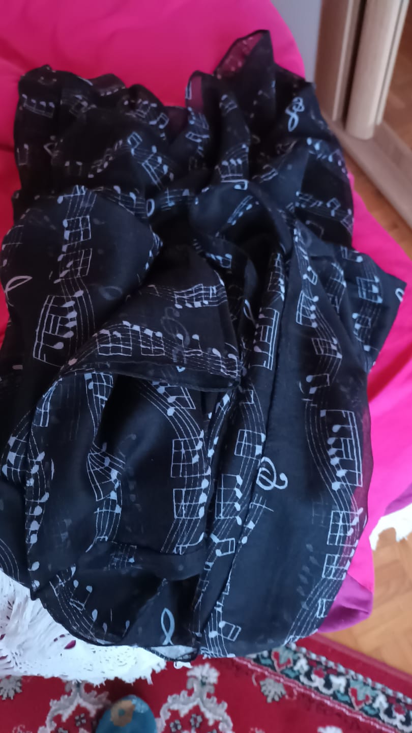 Customer photo review of Écharpe tube pour les musiciens