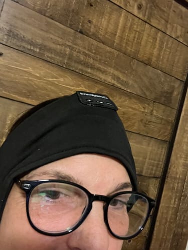 Customer photo review of CozyBand Wireless Headphones
