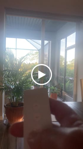 Customer video review of SmartWings Motorized Light Filtering Solar Shades 5% Openness Aventus