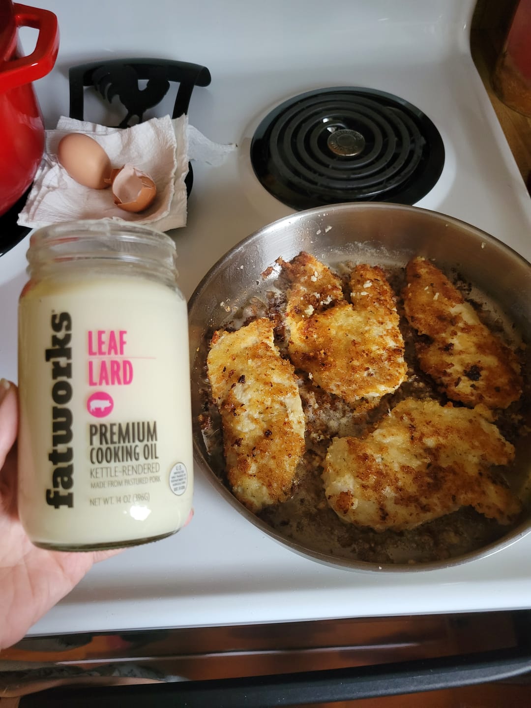 Customer photo review of Pasture Raised Leaf Lard (14 oz)