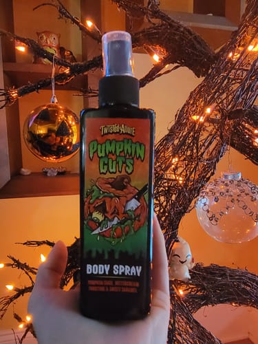Customer photo review of Pumpkin Guts Body Spray