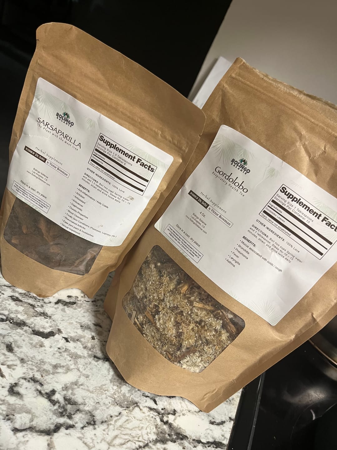 Customer photo review of RAW SARSAPARILLA