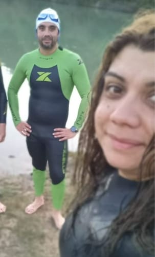 Customer photo review of Traje de Agua - VIVID Hombre