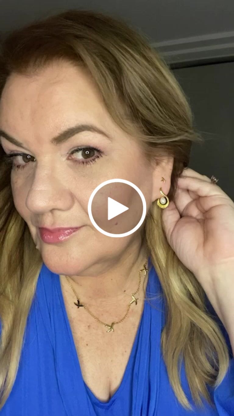 Customer video review of Ocean Wave Drop Earrings with Freshwater White Pearls