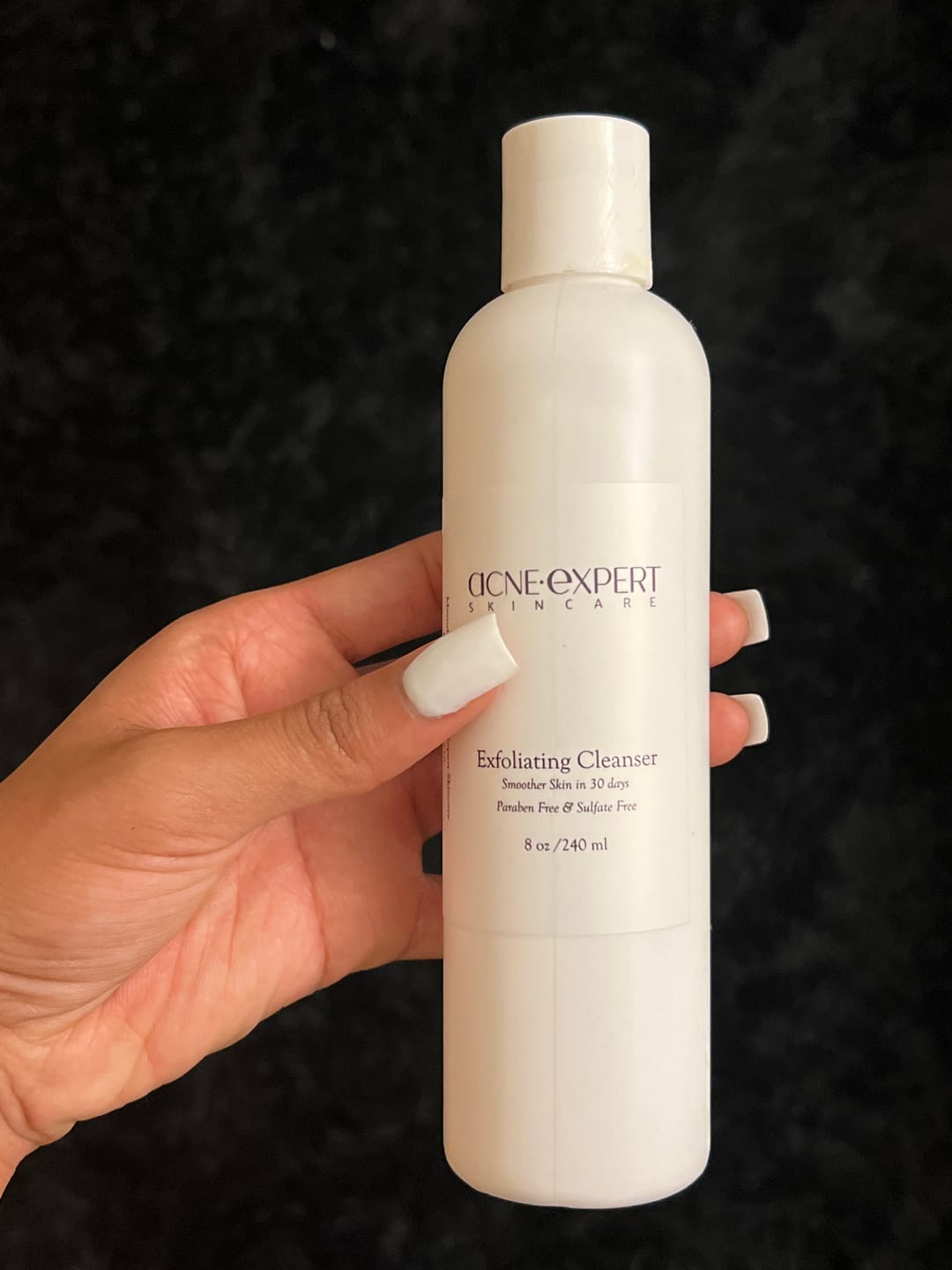 Customer photo review of EXFOLIATING CLEANSER