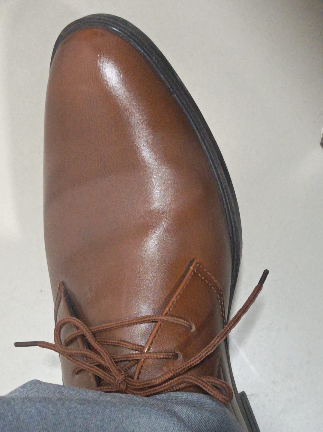 Customer photo review of Bacca Bucci RICHMOND Formal Shoes with Superior Comfort | All Day Wear Office Or Party Lace-up Shoes