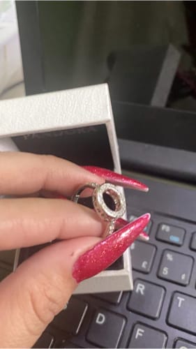 Customer photo review of ANILLO SPARKLING HALO PANDORA