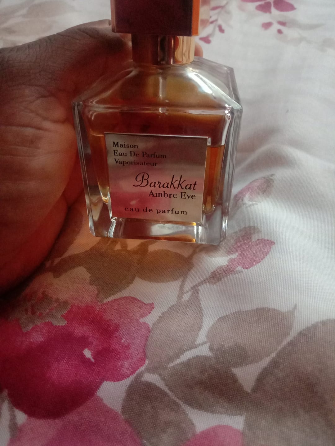 Customer photo review of Barakkat Ambre Eve 100 ml Eau De Parfum Amber eve