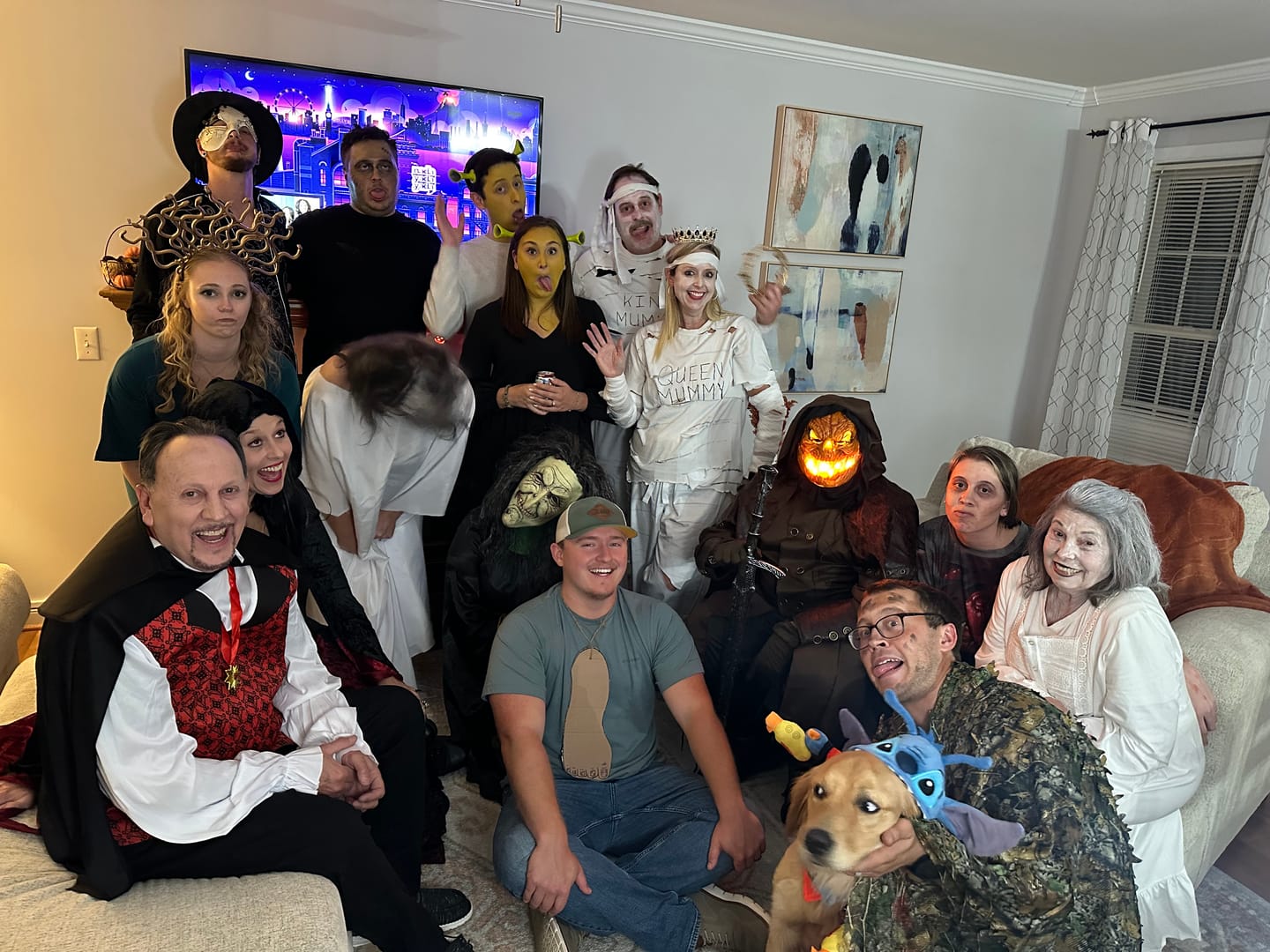 Customer photo review of Halloween Murder Mystery Game Kit - Monster Mansion