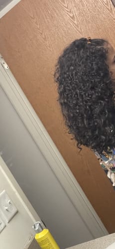Customer photo review of Curly Dark Brown 110G