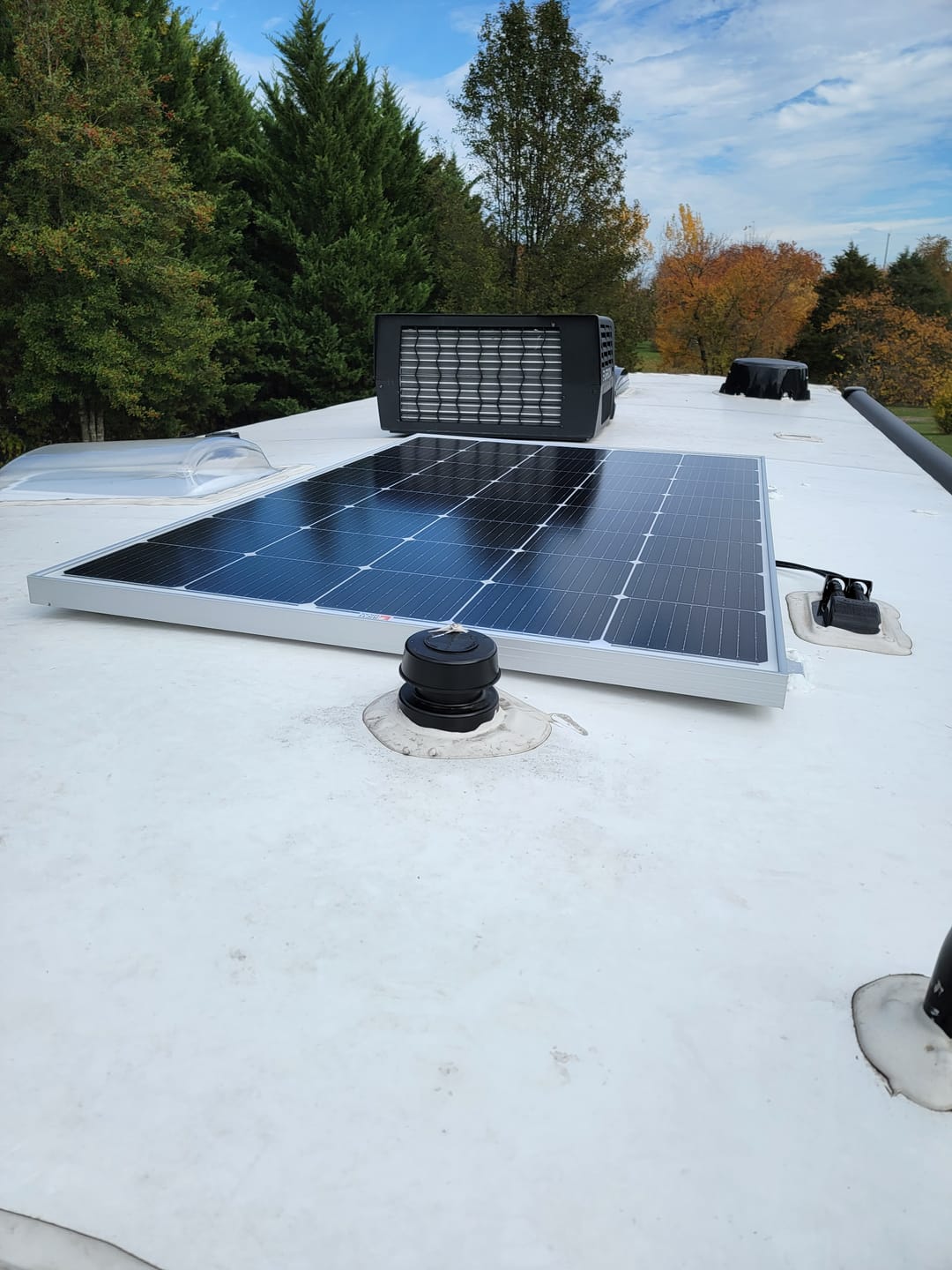 Customer photo review of MEGA 250 Watt Monocrystalline Solar Panel | Best 12V Panel for RVs and Off-Grid | 25-Year Output Warranty | UL Certified