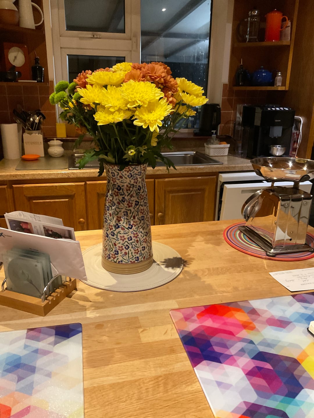 Customer photo review of Large Tapered Vase Wild Flower Meadow