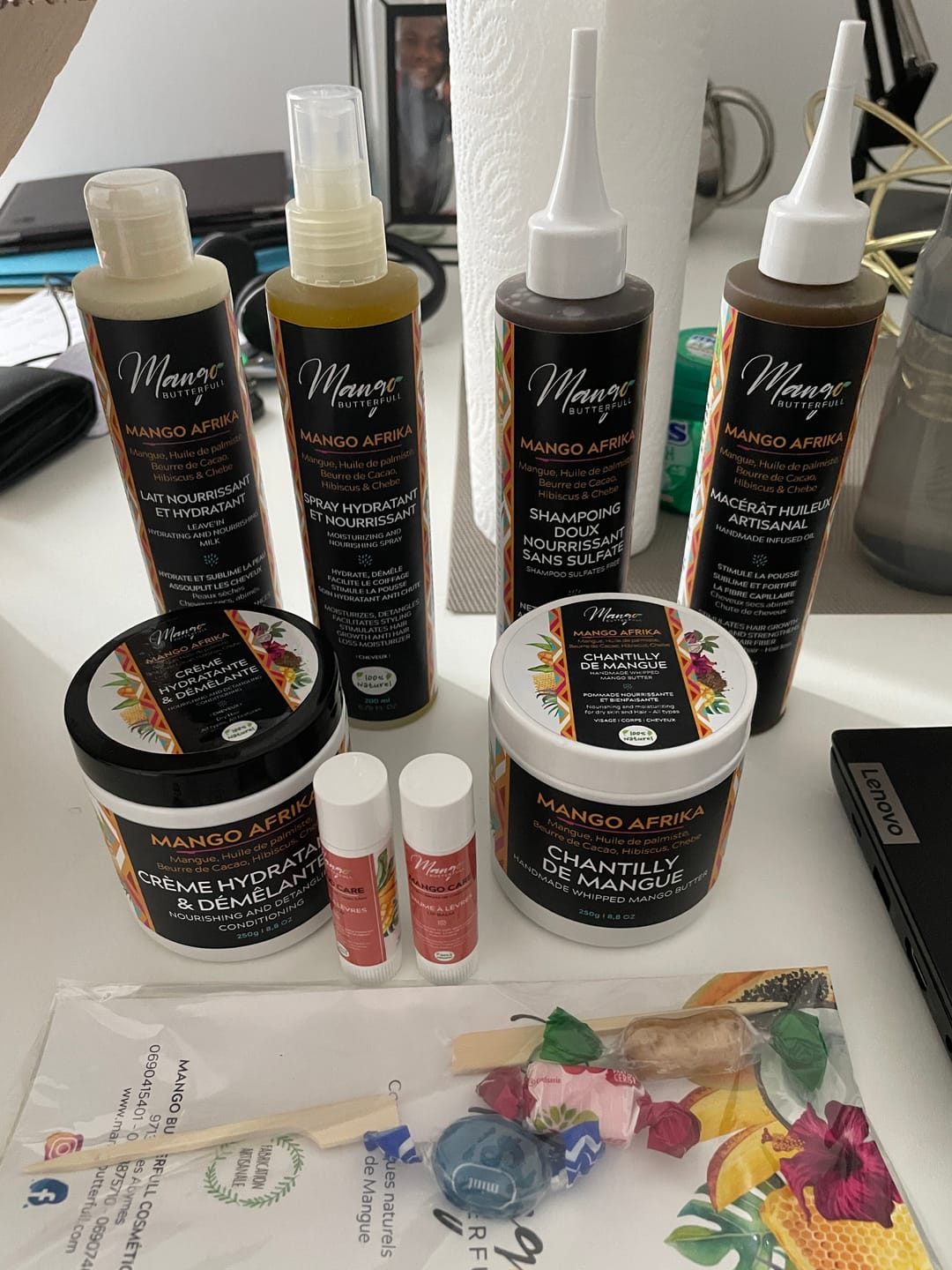 Customer photo review of Pack Routine MANGO AFRIKA - 6 produits